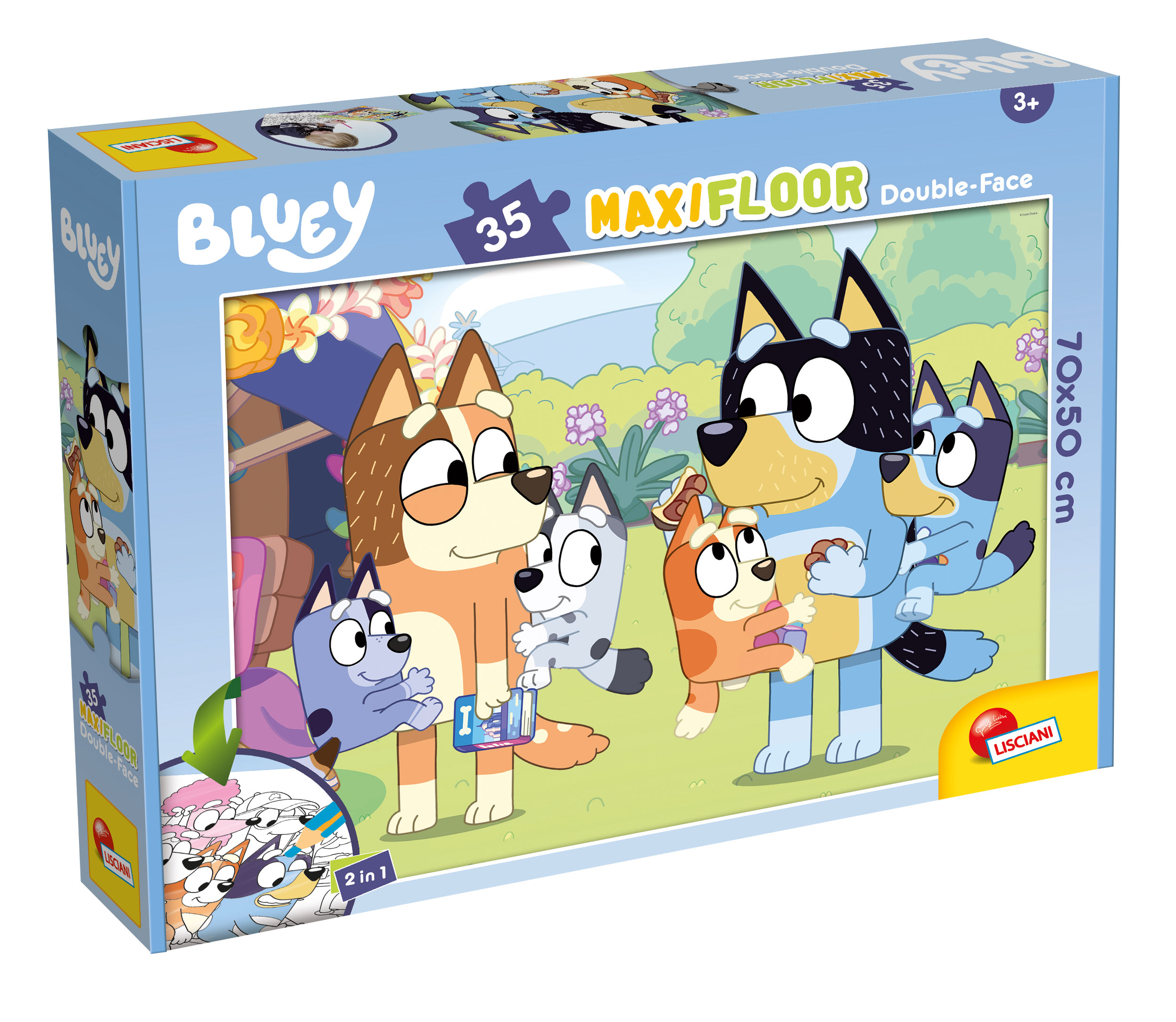 lisciani-bluey-puzzle-double-face-maxi-floor-35 image 1