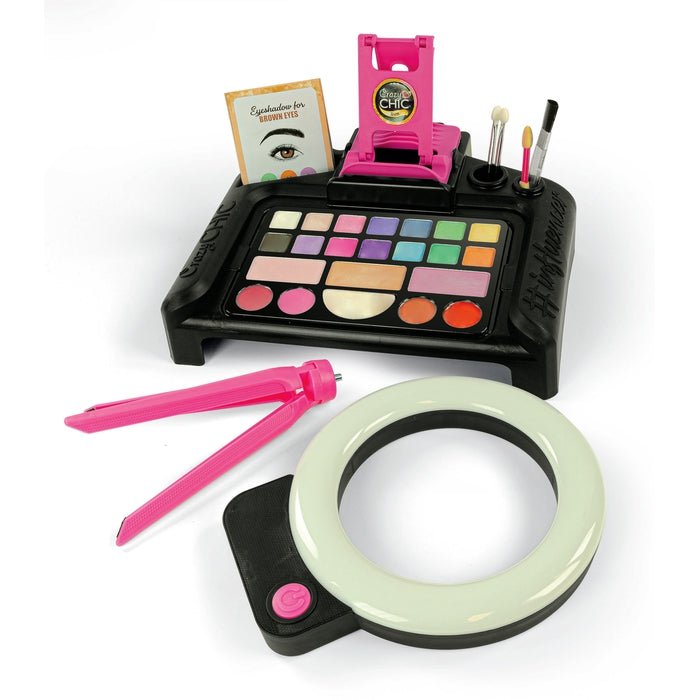 clementoni-crazy-chic-make-up-studio-avec-ring-light-et-support-smartphone image 3
