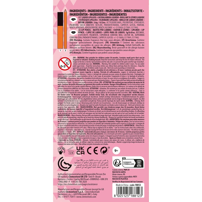 clementoni-crazy-chic-teen-kit-maquillage-lipgloss-crayon-tropical-vibe image 5