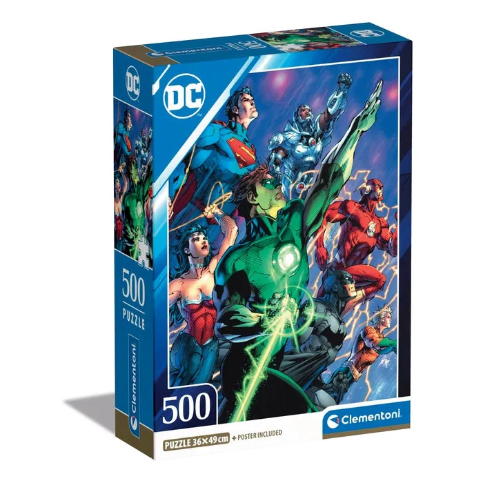clementoni-dc-comics-justice-league-puzzle-500-pi-ces-2 image 1