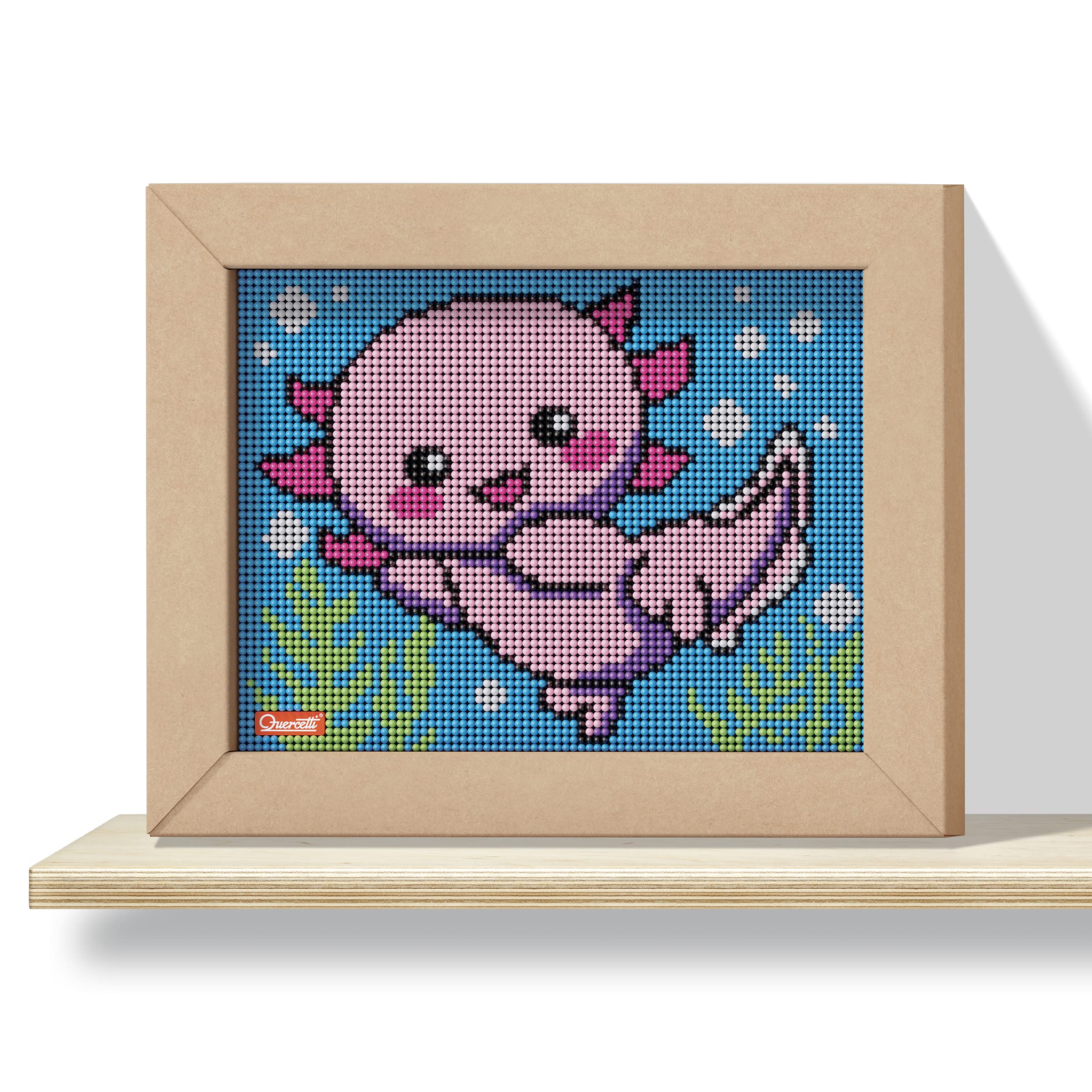 quercetti-pixel-art-4-kawaii-axolotl-mosa-que-avec-cadre image 2