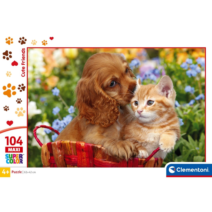 clementoni-puzzle-cute-friends-104-pi-ces-48-5x33-5-cm-enfant image 4