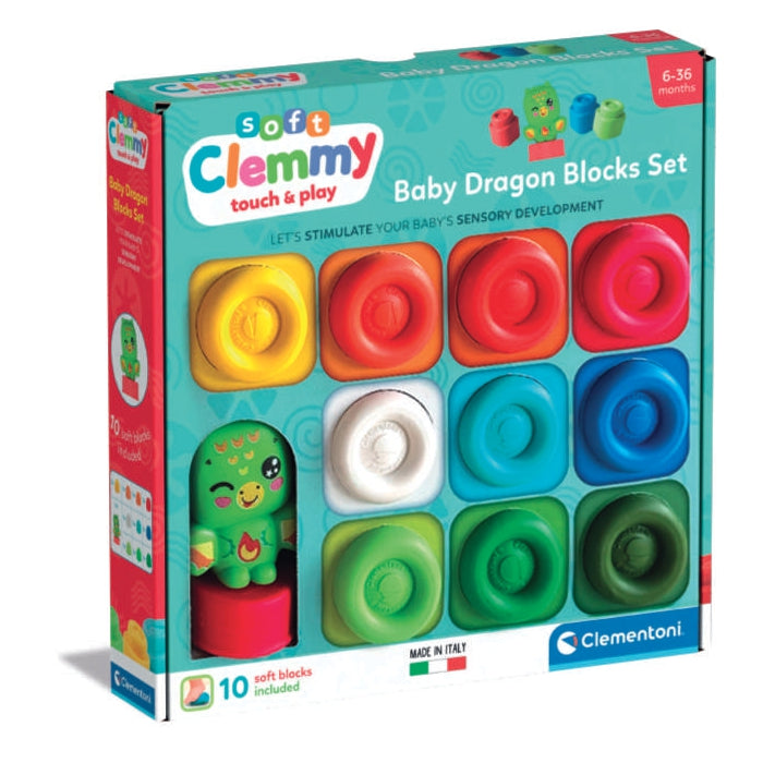 clementoni-clemmy-baby-dragon-jeu-de-10-cubes-souples-personnage-fantasy image 1