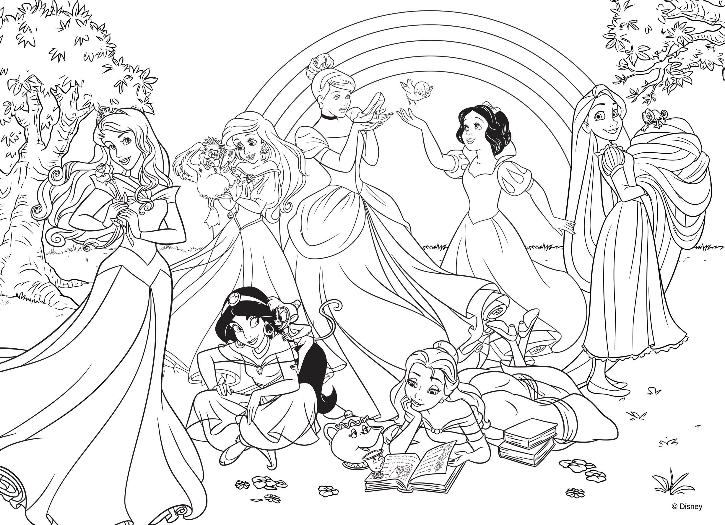 lisciani-disney-puzzle-double-face-maxi-floor-24-pi-ces-princess image 3