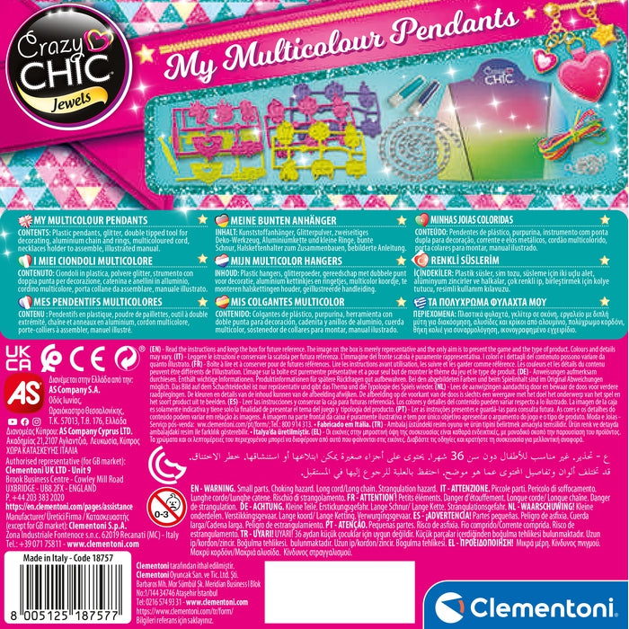 clementoni-crazy-chic-my-multicolour-pendants-kit-bijoux image 6