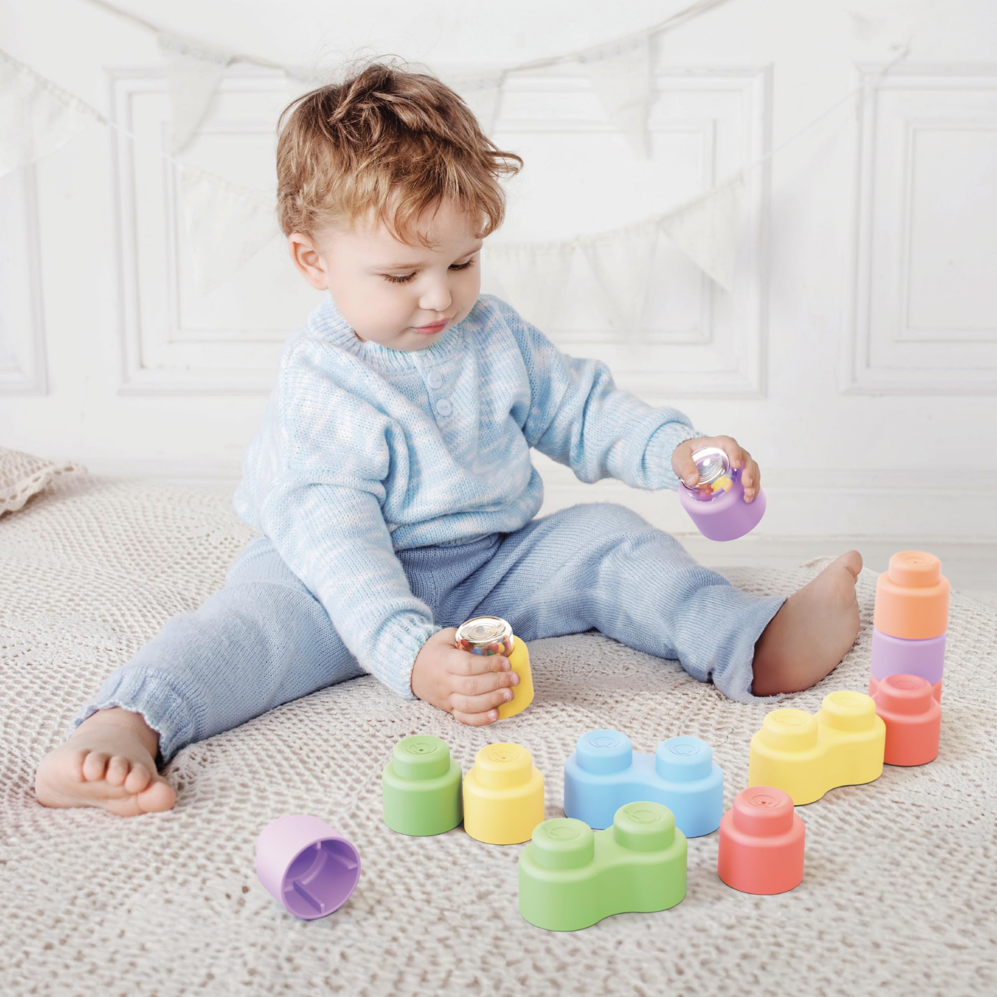 quercetti-4145-momy-soft-happy-sound-blocs-souples-18-pcs image 3