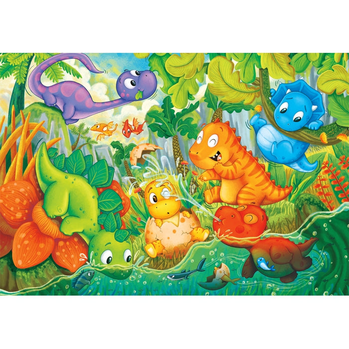 clementoni-dinos-happy-oasis-puzzle-enfant-24-maxi-pi-ces-62x42-cm image 2