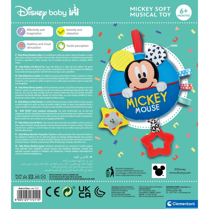 clementoni-disney-baby-mickey-peluche-musicale-douce image 6