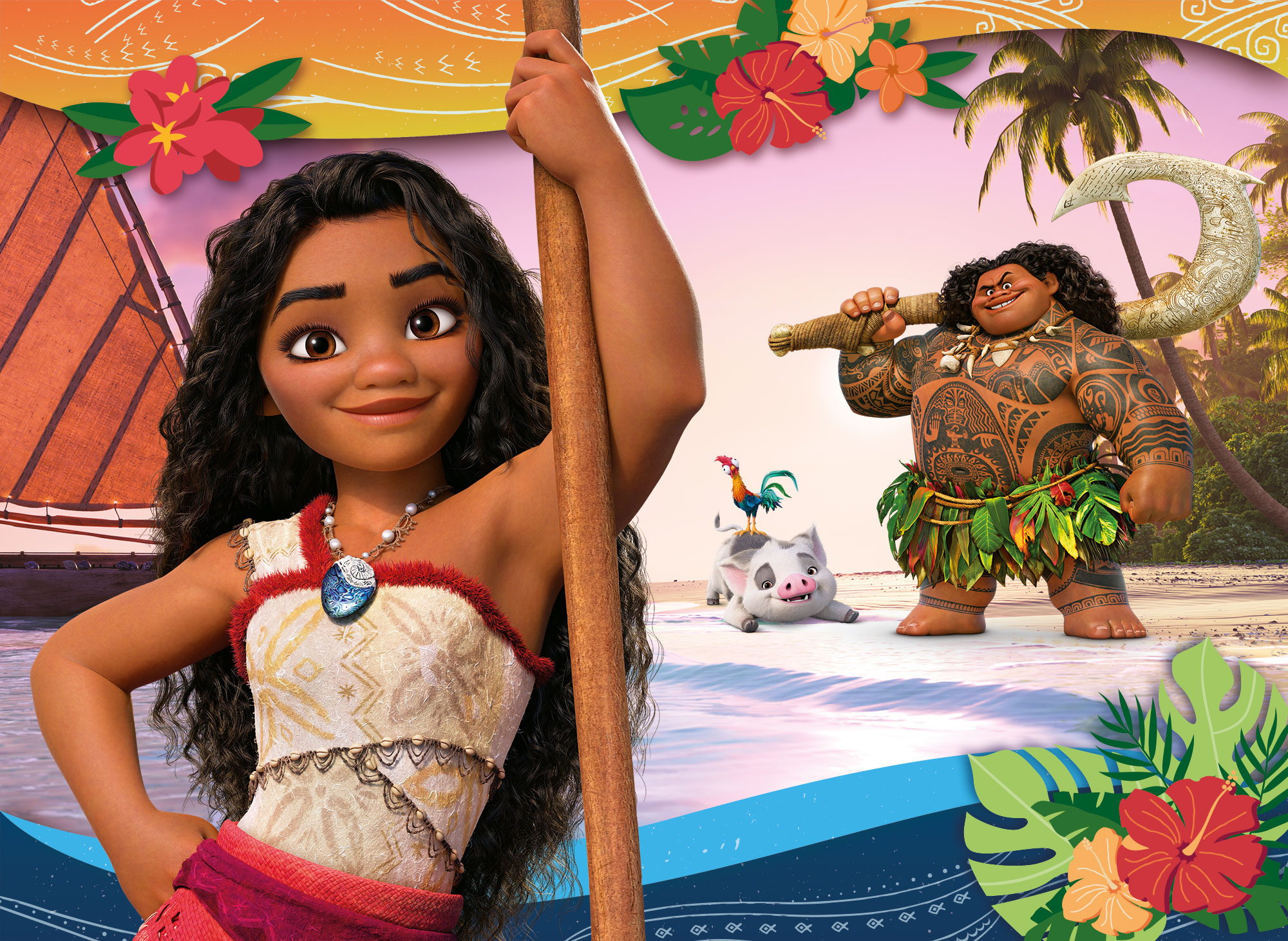 lisciani-disney-eco-puzzle-mini-df-48-vaiana-2-oceania-2 image 2
