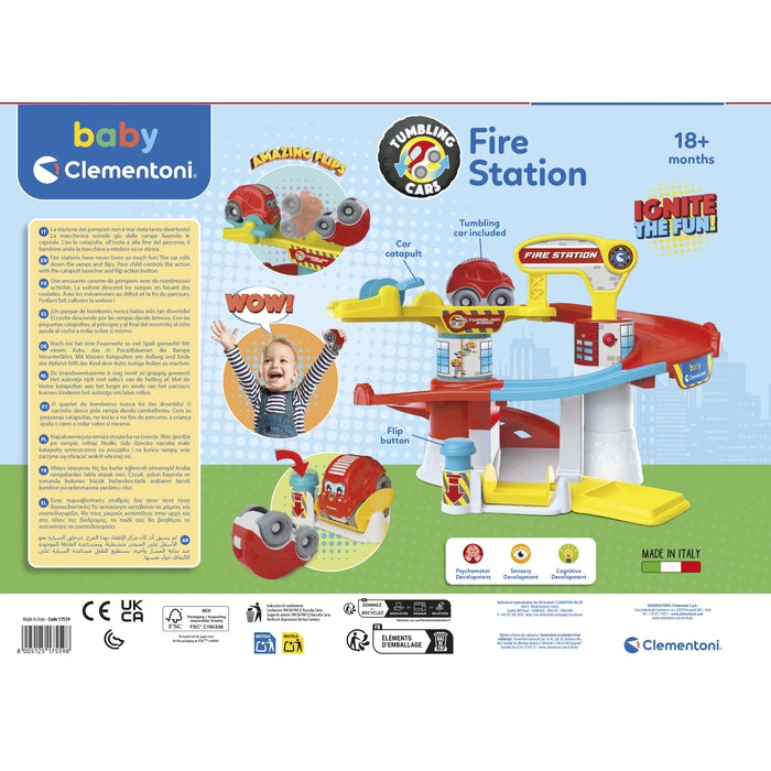 clementoni-baby-clementoni-tumbling-cars-fire-station-piste-pompiers image 5