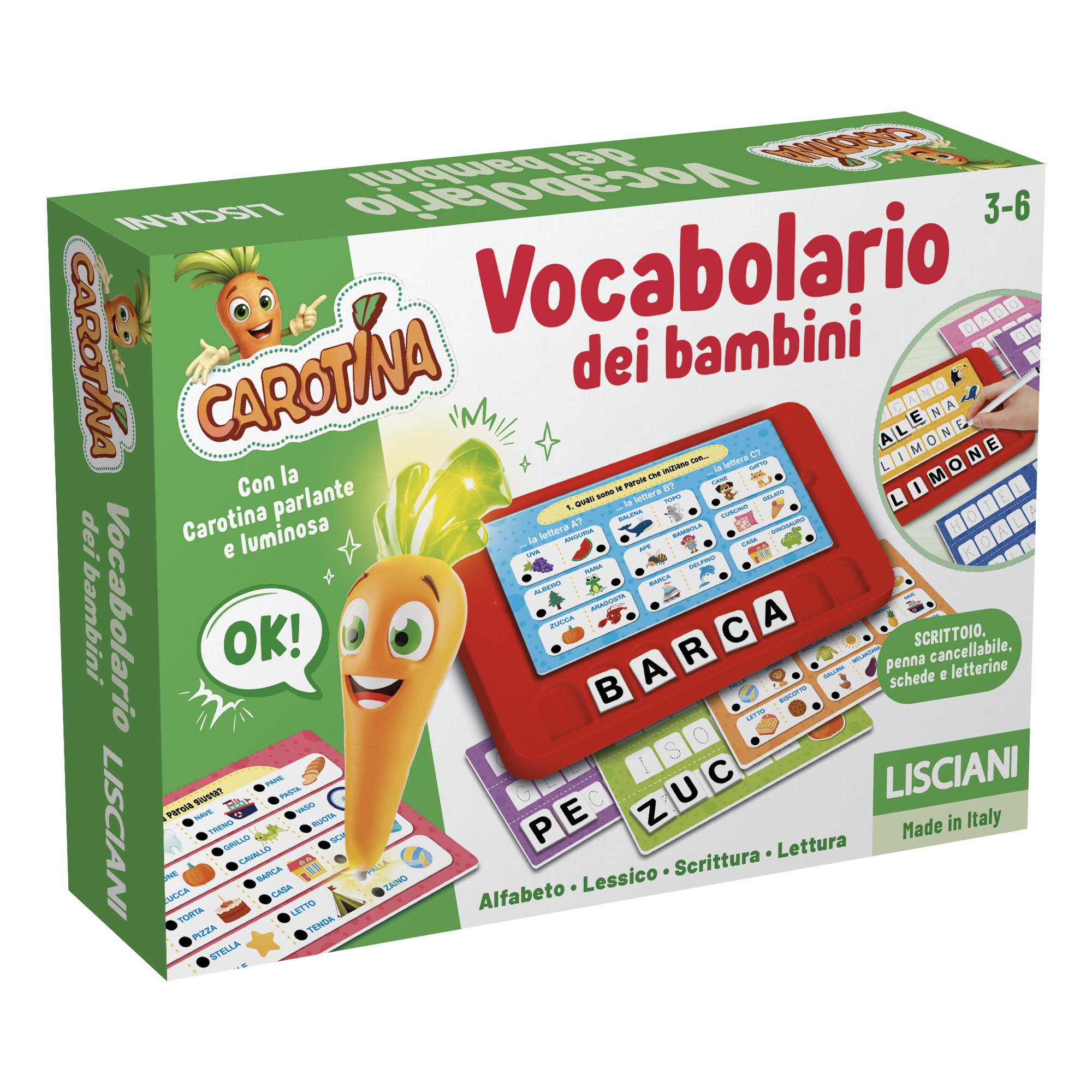 lisciani-carotina-penna-parlante-vocabolario-dei-bambini-console-ducative image 1