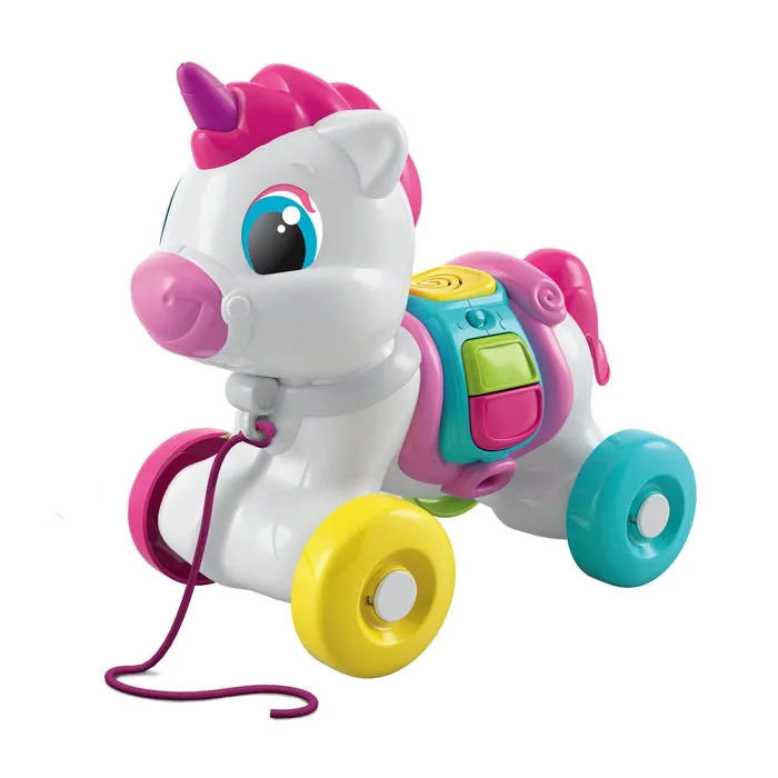 clementoni-baby-licorne-tirer-toujours-avec-moi-jouet-tirer-interactif image 1