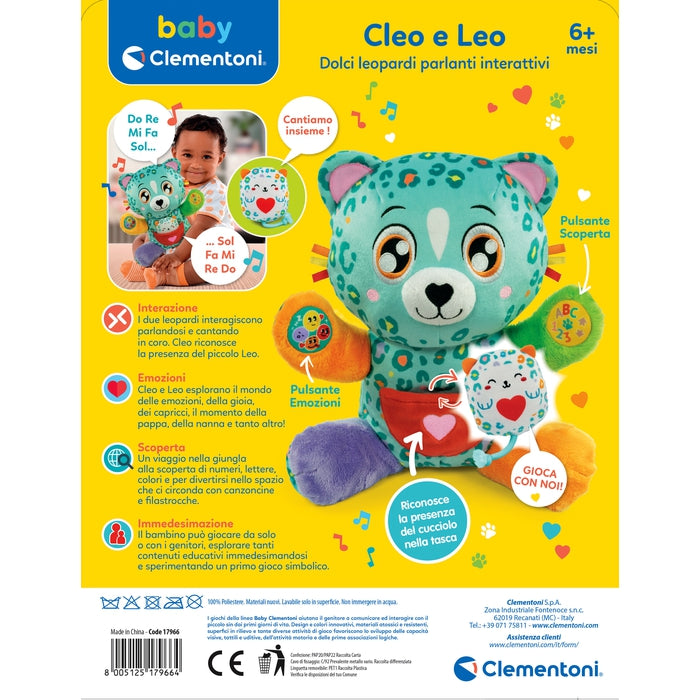 clementoni-baby-clementoni-cleo-e-leo-dolci-leopardi-peluche-interactive image 5