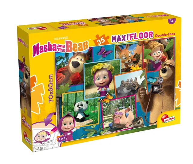 lisciani-masha-puzzle-df-maxifloor-35-masha-et-michka image 1