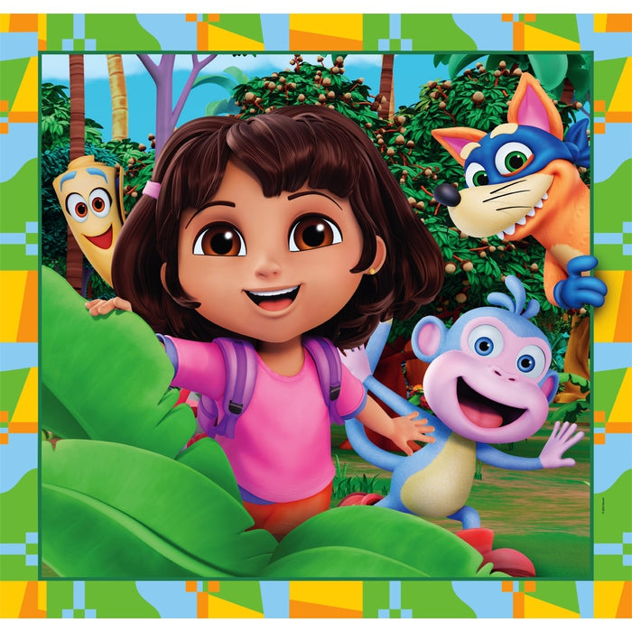 clementoni-dora-l-exploratrice-lot-3-puzzles-48-pi-ces-32x22-cm image 2