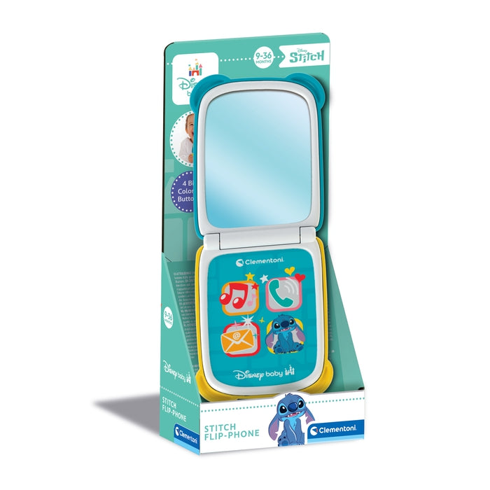 clementoni-disney-baby-stitch-flip-phone-t-l-phone-clapet-b-b image 2