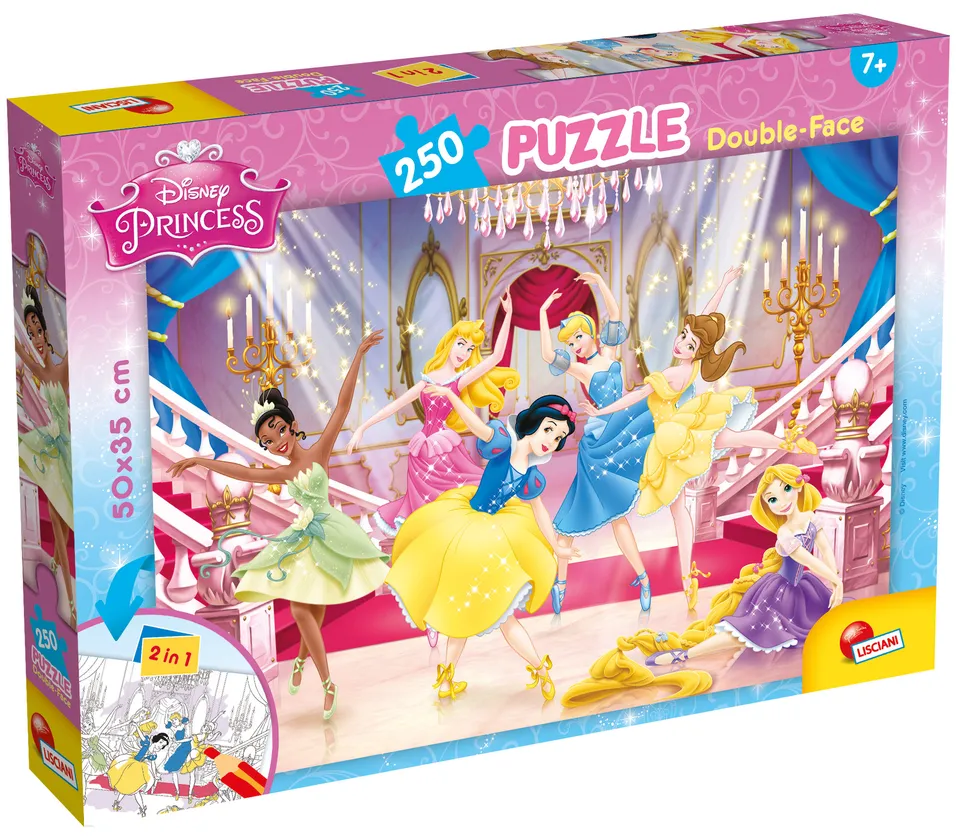 lisciani-disney-puzzle-double-face-plus-250-princesses image 1