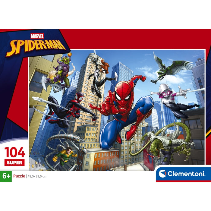 clementoni-spider-man-puzzle-104-pi-ces-enfant-48-5-x-33-5-cm image 4