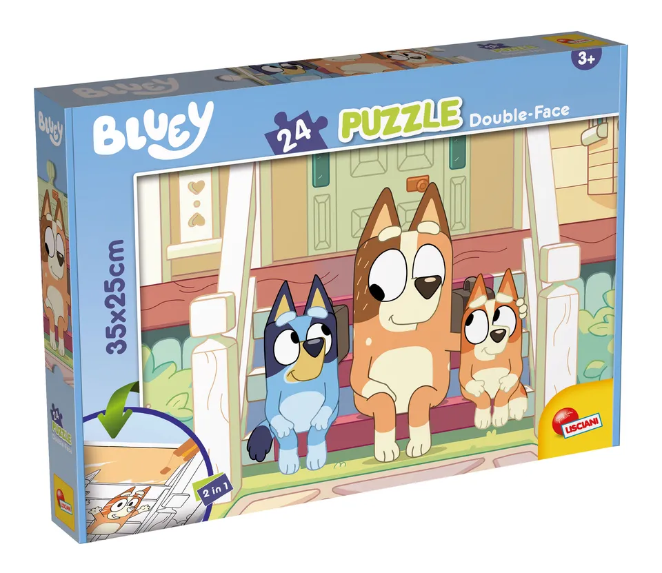 lisciani-bluey-puzzle-double-face-m-plus-24-mr-monkey-jocks image 1