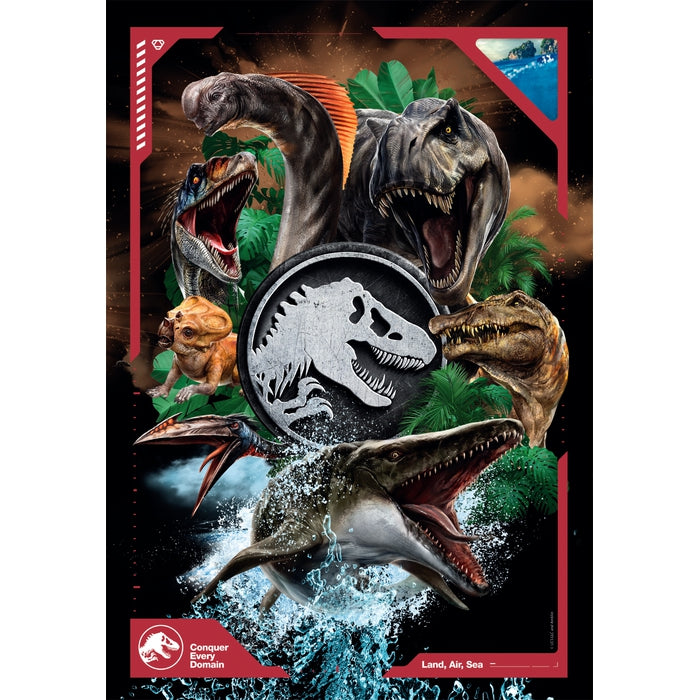 clementoni-jurassic-world-puzzle-180-pi-ces-48-5-x-33-5-cm image 2