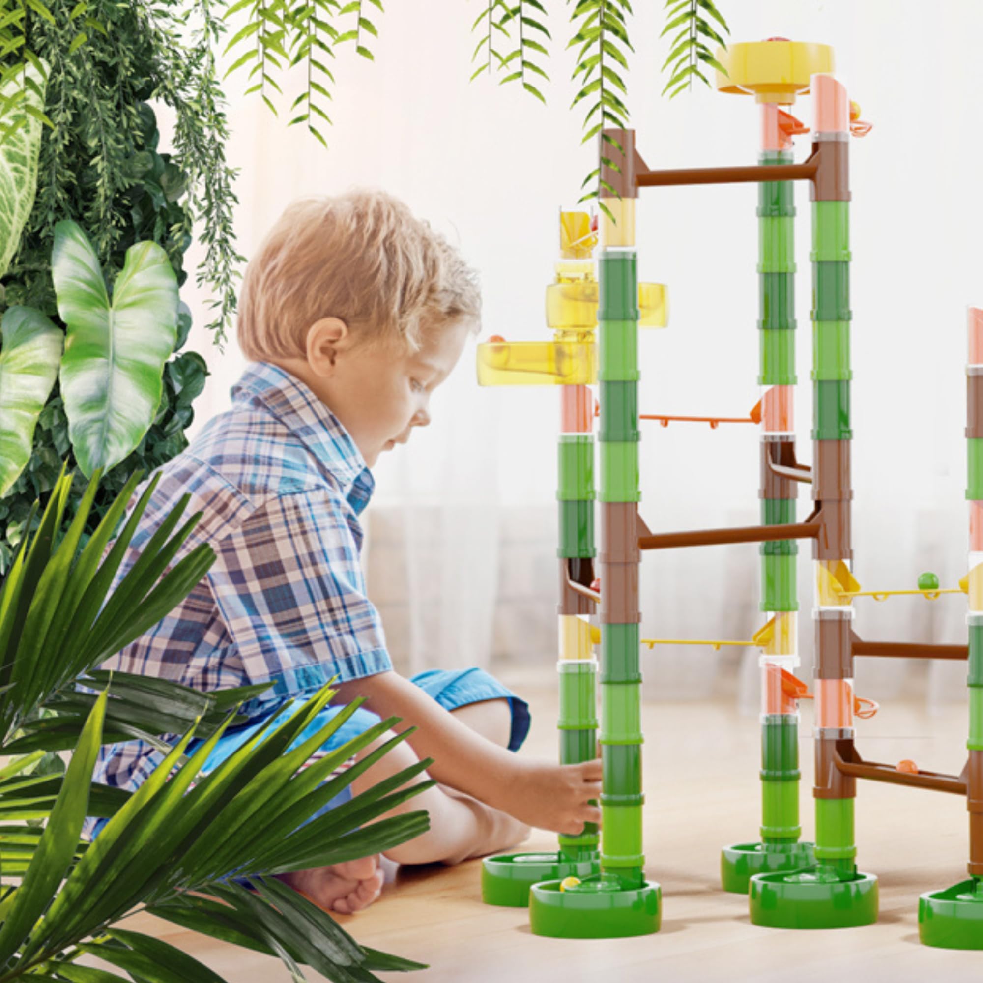 quercetti-migoga-jungle-marble-run-super-circuit-billes-5-ans image 5