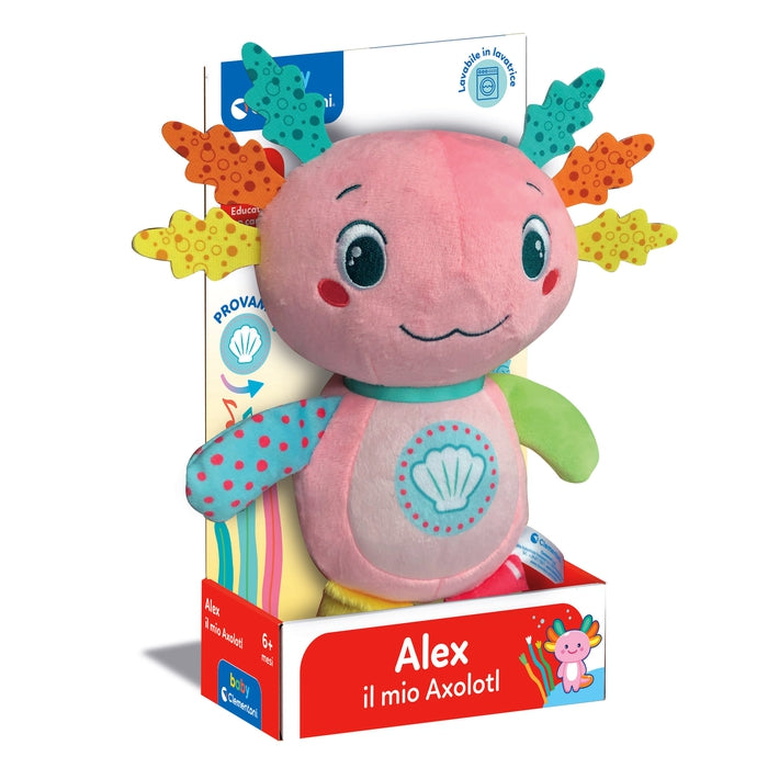 baby-clementoni-alex-mon-axolotl-peluche-interactive image 2