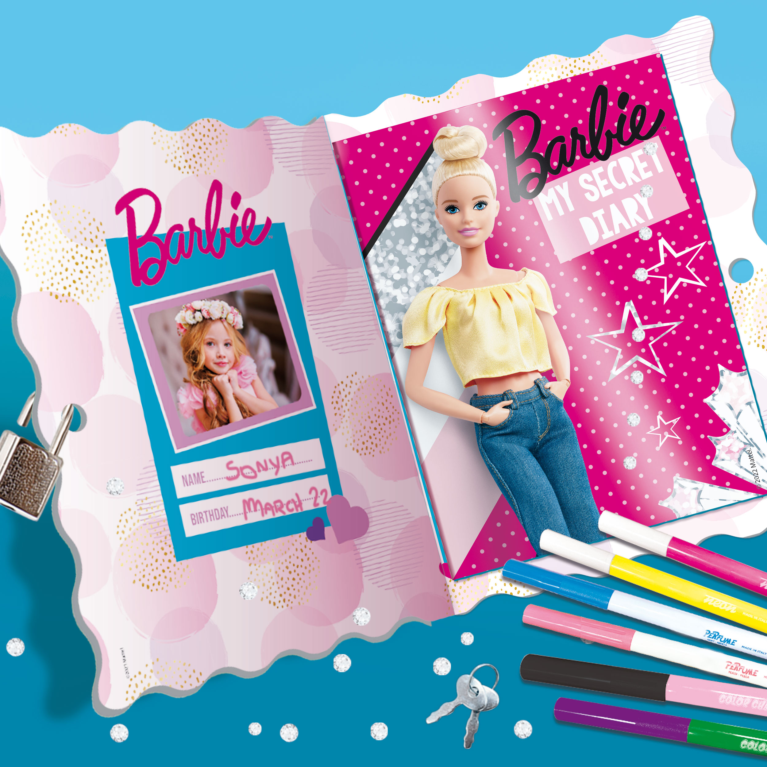 lisciani-barbie-my-secret-diary-journal-intime-cadenas image 4