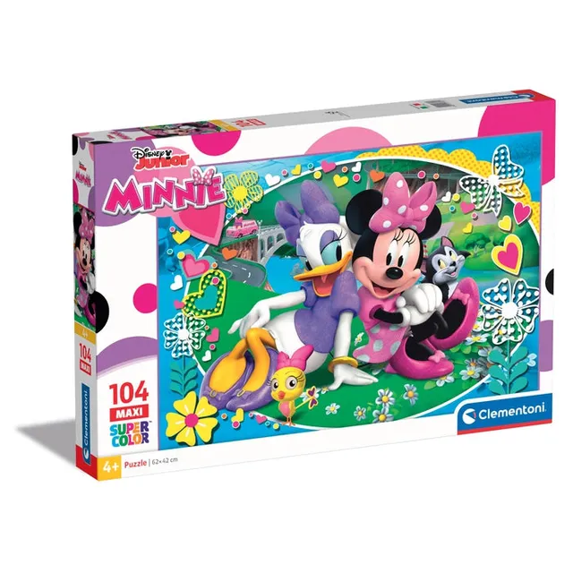 clementoni-minnie-puzzle-enfant-104-maxi-pi-ces image 1
