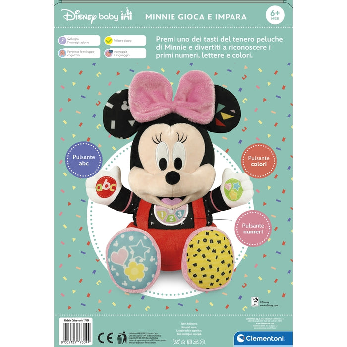 clementoni-disney-baby-minnie-gioca-e-impara-peluche-interactive-musicale image 6