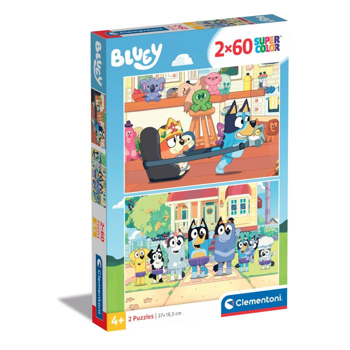 clementoni-bluey-puzzle-enfant-2x60-pi-ces image 1
