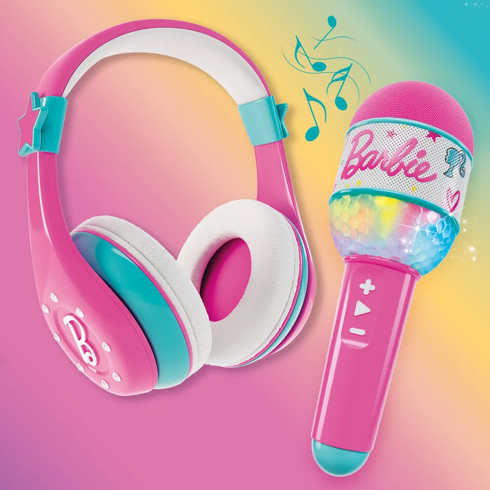 lisciani-barbie-sound-your-style-casque-micro-bluetooth image 1
