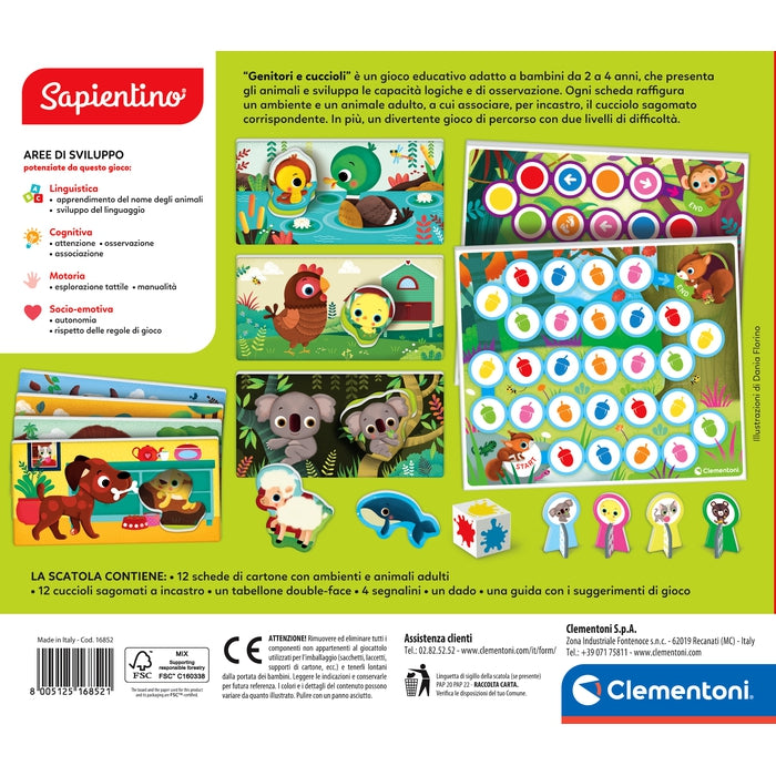 sapientino-clementoni-genitori-e-cuccioli-jeu-animaux-1-3-ans image 6