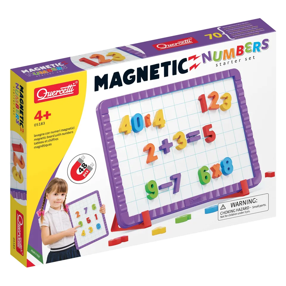 quercetti-magnetino-numbers-tableau-magn-tique-chiffres-48-pi-ces-4-ans image 1