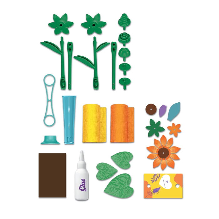 clementoni-create-your-flowers-tournesol-kit-cr-atif-fleurs-en-papier image 3