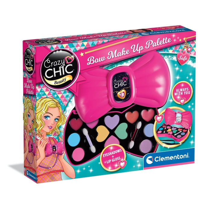 clementoni-crazy-chic-trousse-n-ud-maquillage-enfant-lavable-l-eau image 1