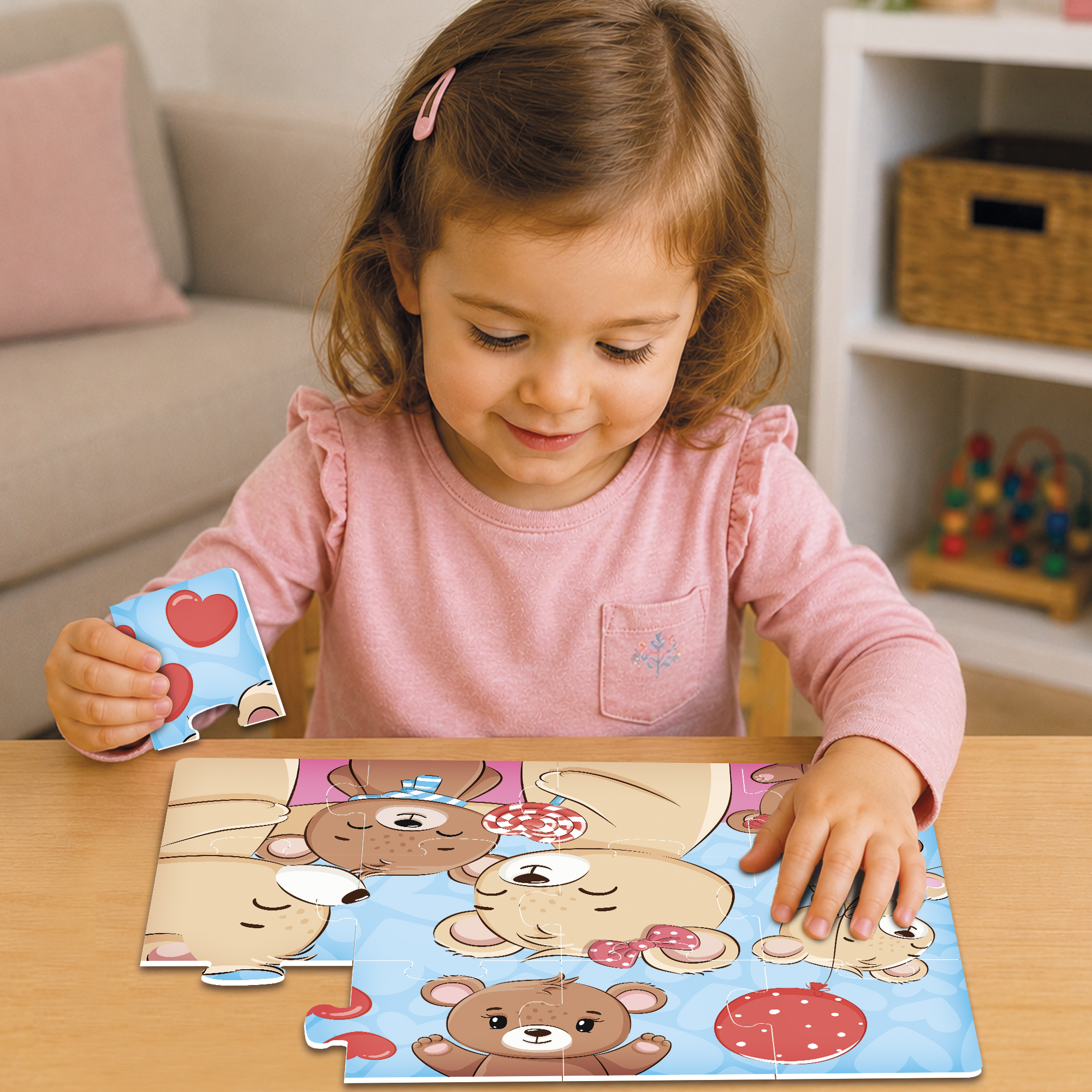 lisciani-carotina-baby-logic-teddy-bears-jeu-logique-b-b-oursons image 4