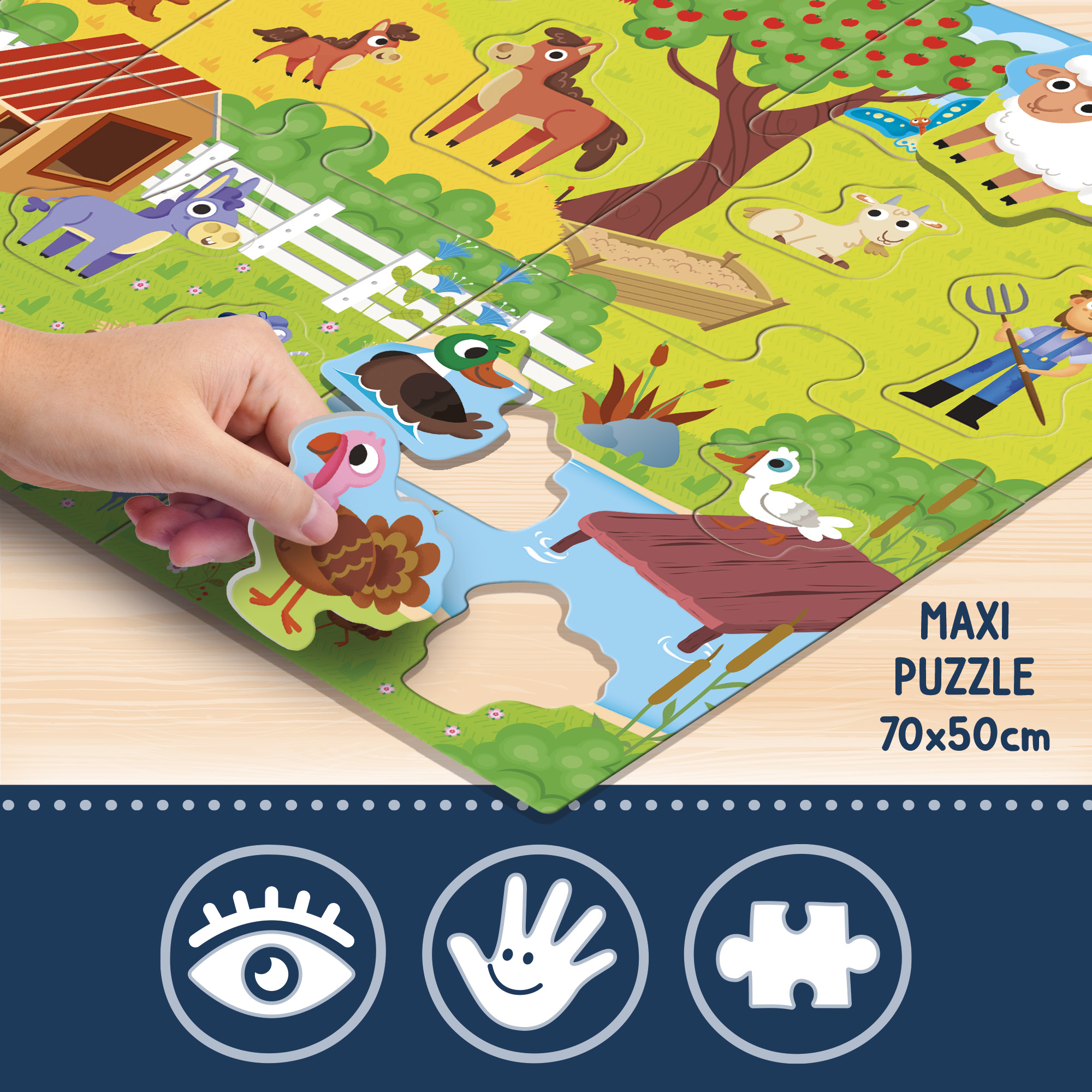 lisciani-montessori-maxi-la-fattoria-jeu-tactile-sensoriel image 4