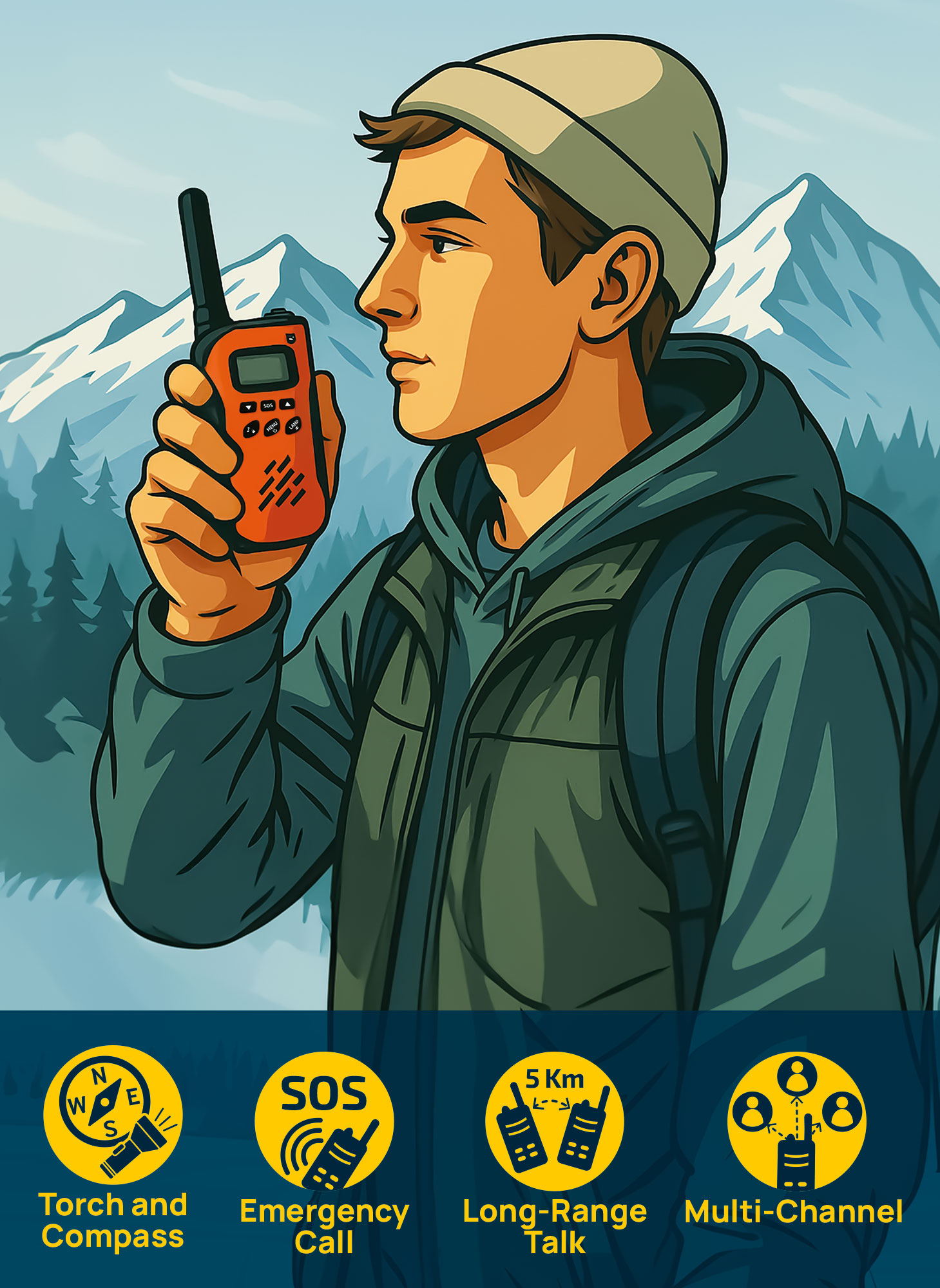 lisciani-i-m-a-genius-explorer-walkie-talkie-talkie-walkie-enfant-5-km image 3
