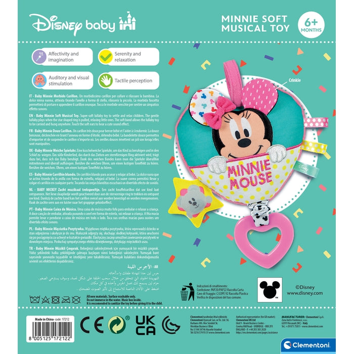 clementoni-disney-baby-minnie-doudou-musical-carillon-velcro image 5