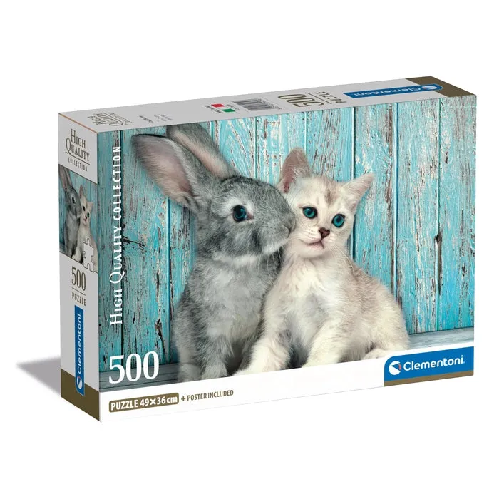 clementoni-cat-bunny-puzzle-adulte-500-pi-ces-49-x-36-cm image 1
