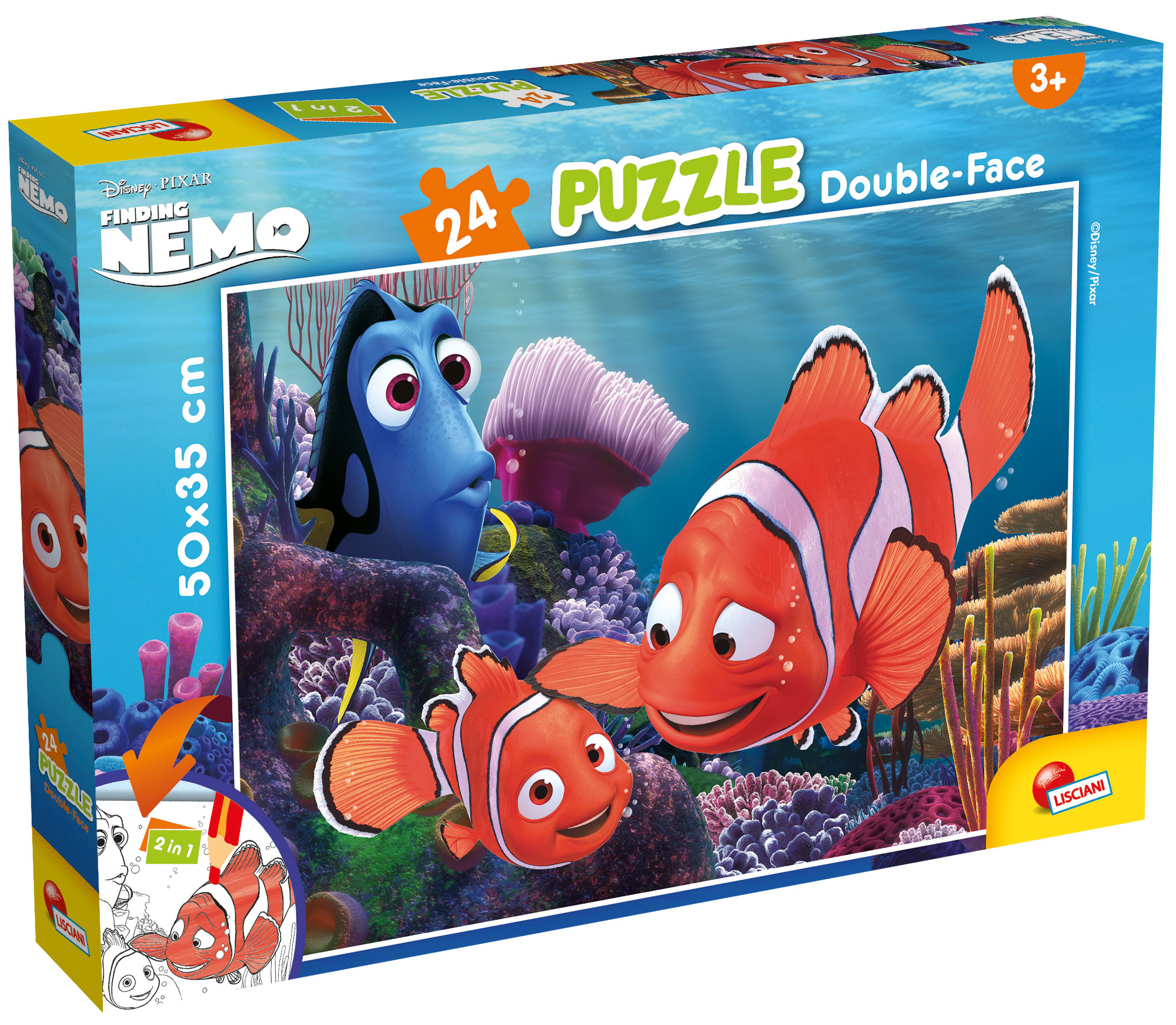 lisciani-disney-puzzle-double-face-plus-24-nemo image 1