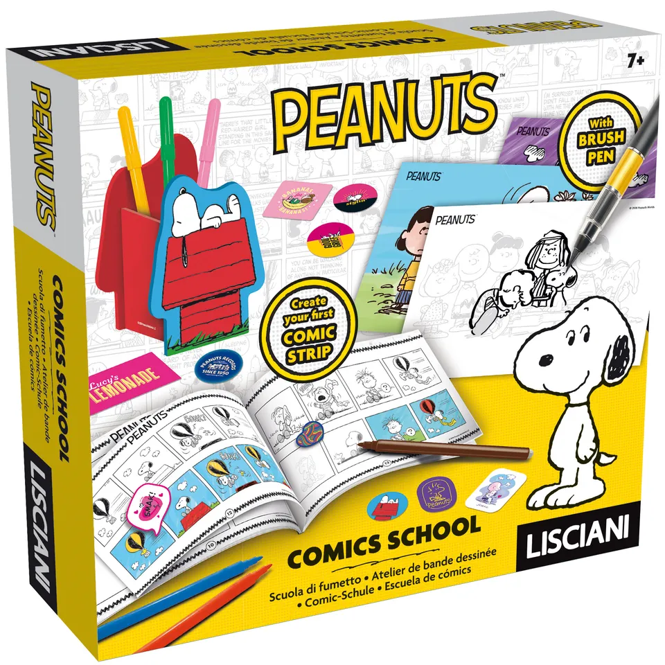 lisciani-peanuts-comics-school-kit-cole-de-bd-snoopy image 1