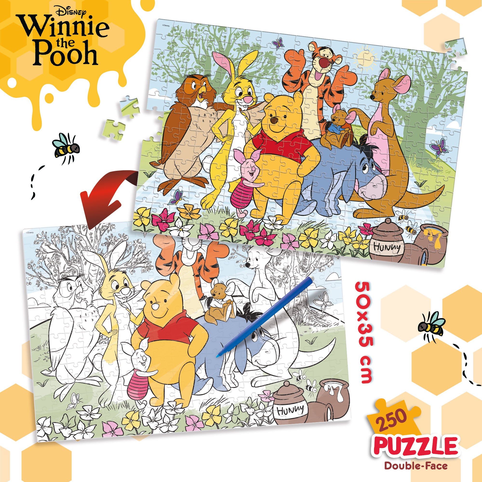 lisciani-disney-puzzle-double-face-plus-250-winnie-the-pooh image 4