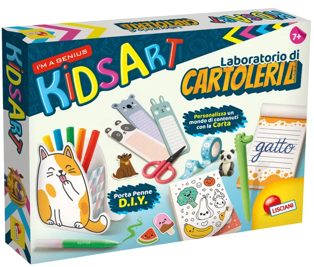 lisciani-i-m-a-genius-laboratorio-di-cartoleria-kit-cr-atif-papeterie image 1