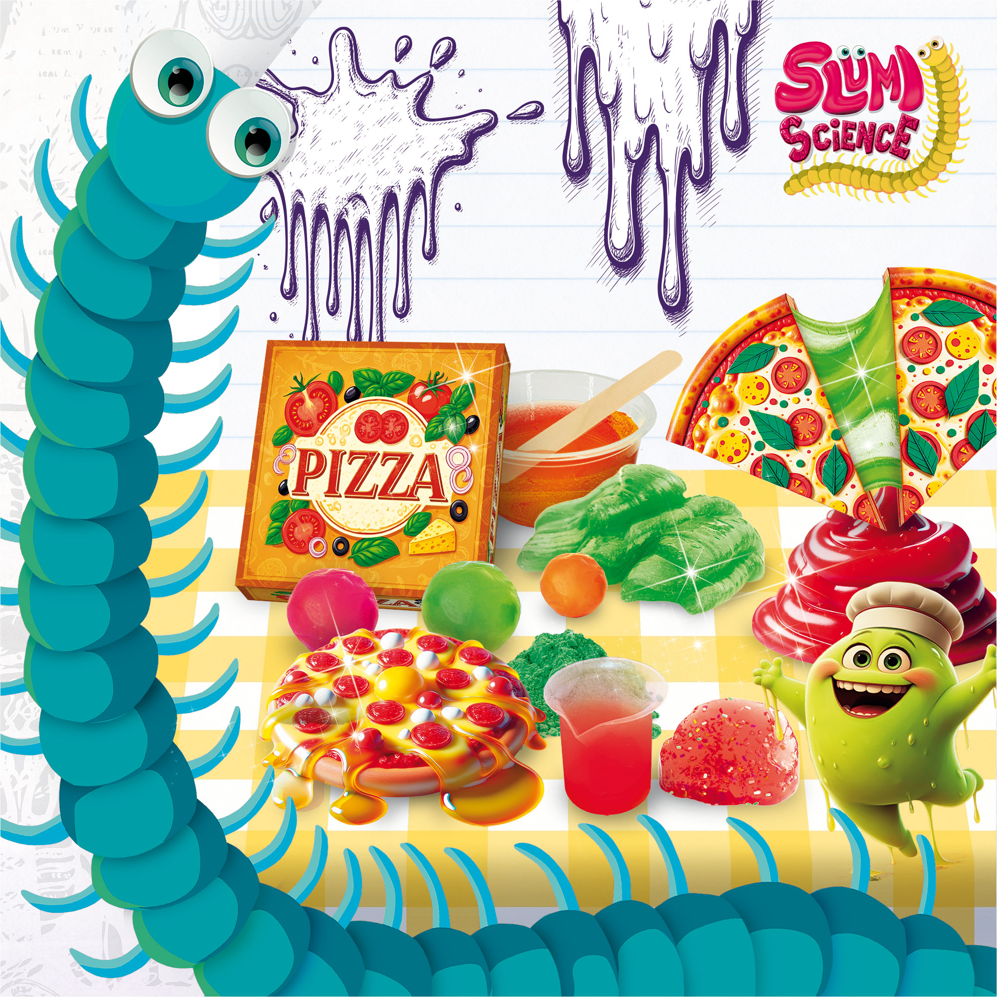 lisciani-slumi-science-pizza-e-slime-kit-pizza-slime image 2