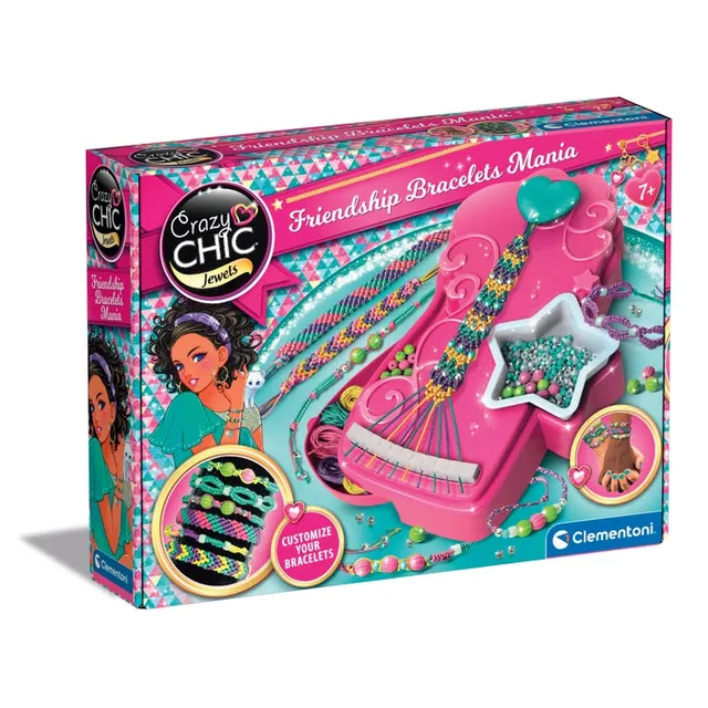 clementoni-crazy-chic-friendship-bracelets-mania-kit-bracelets-d-amiti image 1