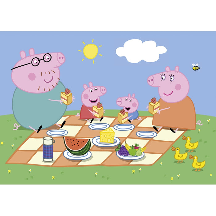 clementoni-peppa-pig-2-x-60-pieces-puzzles-enfant-27-x-19-cm-4-6-ans image 2