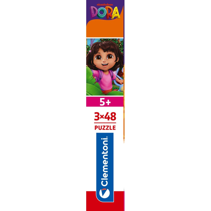 clementoni-dora-l-exploratrice-lot-3-puzzles-48-pi-ces-32x22-cm image 7