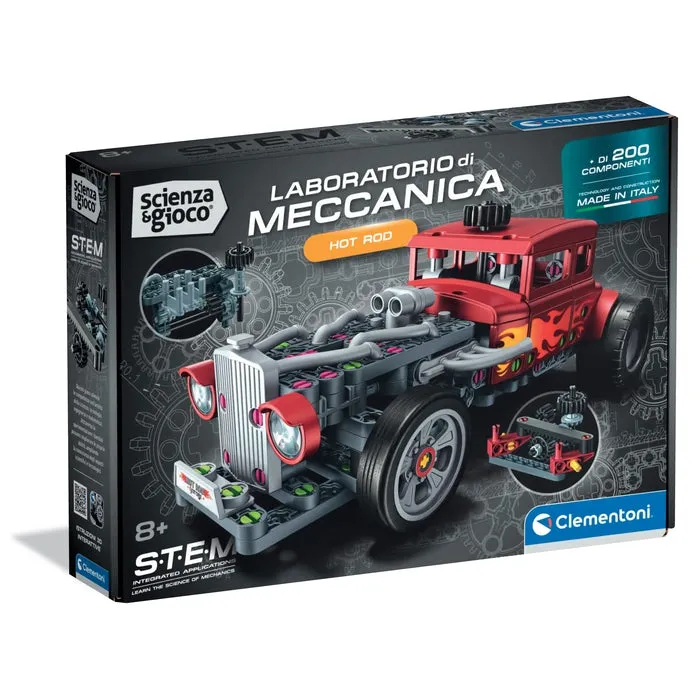 clementoni-science-play-build-fire-hot-rod-m-canique-211-pi-ces image 1