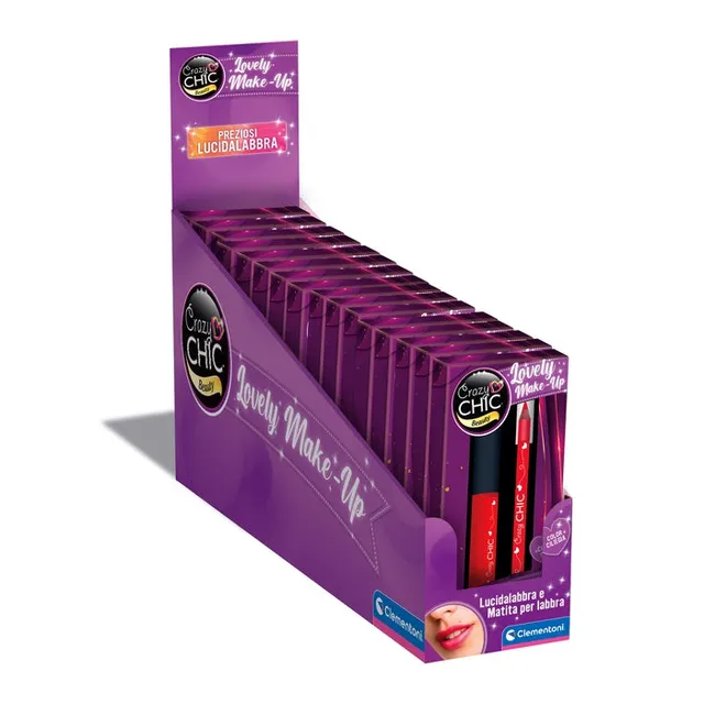 clementoni-crazy-chic-gloss-et-crayon-l-vres-cerise image 1